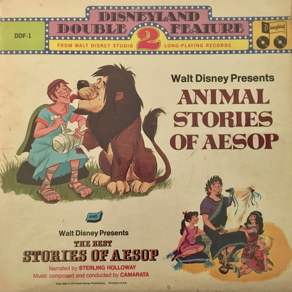 Sterling Holloway, Tutti Camarata - Animal Stories Of Aesop And The Best Stories Of Aesop - Disneyland - DDF-1 - 2xLP 1743273241