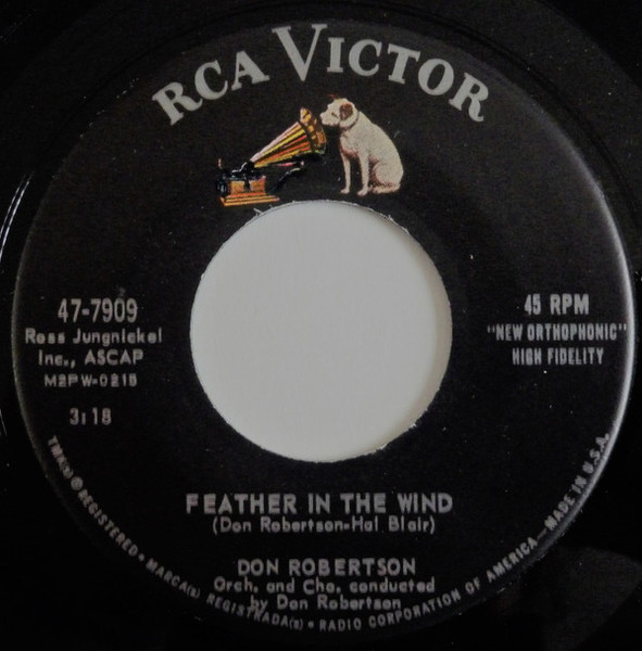 Don Robertson (2) - Feather In The Wind / Tennessee Waltz - RCA Victor - 47-7909 - 7" 1749013198