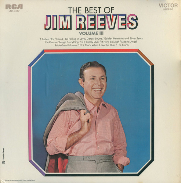 Jim Reeves - The Best Of Jim Reeves Volume III - RCA Victor - LSP-4187 - LP, Comp 1755921889