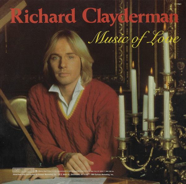 Richard Clayderman - Music Of Love - CBS Special Products - P 17661 - LP, Comp 1755925420