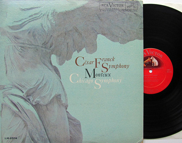 César Franck - Pierre Monteux, The Chicago Symphony Orchestra - Symphony In D Minor - RCA Victor Red Seal - LM-2514 - LP, Mono 1756004671