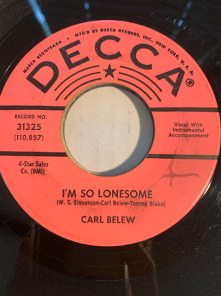 Carl Belew - Do I Have To (Have A Reason) - Decca - 31325 - 7", Single 1761746158