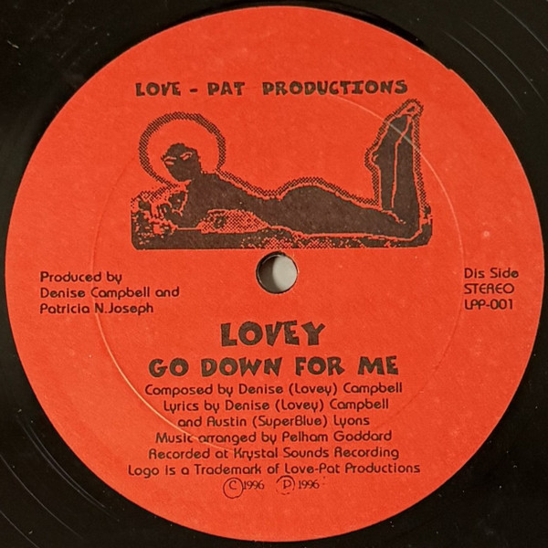 Lovey* - Go Down For Me (12", Single)