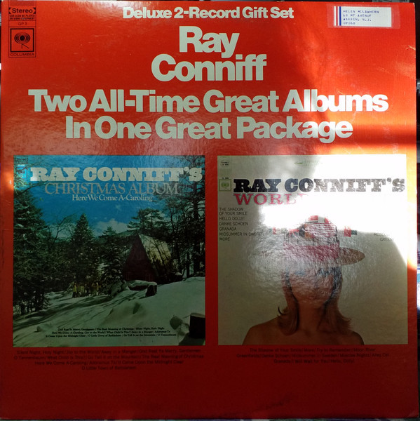 Ray Conniff - Ray Conniff's World of Hits / Ray Conniff''s Christmas Album Here We Come A-Caroling - Columbia, Columbia, Columbia - GP 3, CS 9300, CS 9206 - 2xLP, Comp 1765848196 Ray Conniff - Ray Conniff's World of Hits / Ray Conniff''s Christmas Album Here We Come A-Caroling - Columbia, Columbia, Columbia - GP 3, CS 9300, CS 9206 - 2xLP, Comp 1765848196