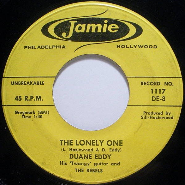 Duane Eddy And The Rebels - The Lonely One / Detour - Jamie - 1117 - 7", Single, Styrene 1766381335