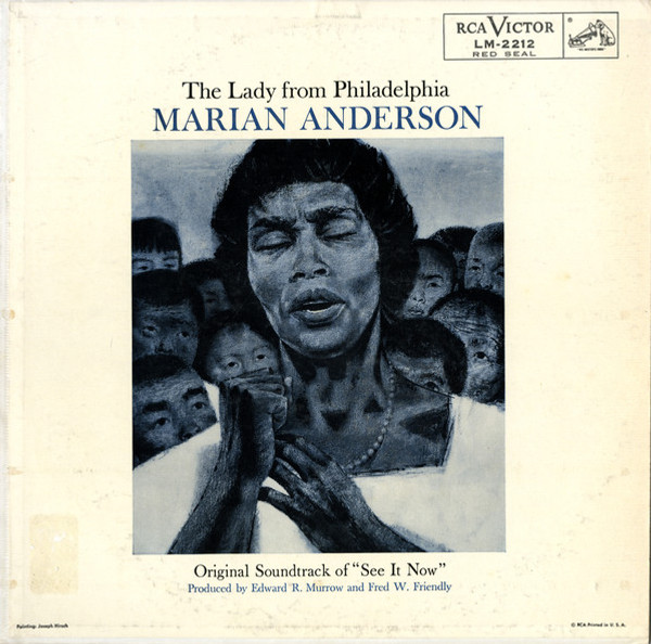 Marian Anderson, Edward R. Murrow, Fred W. Friendly - The Lady From Philadelphia - RCA Victor Red Seal, RCA Victor Red Seal - LM-2212, LM 2212 - LP, Album, RE 1766828788