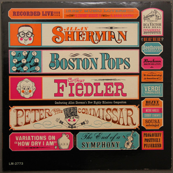 Allan Sherman, Arthur Fiedler Conducting The Boston Pops Orchestra - Peter And The Commissar - RCA Victor Red Seal - LM-2773 - LP, Mono, Roc 1770062227
