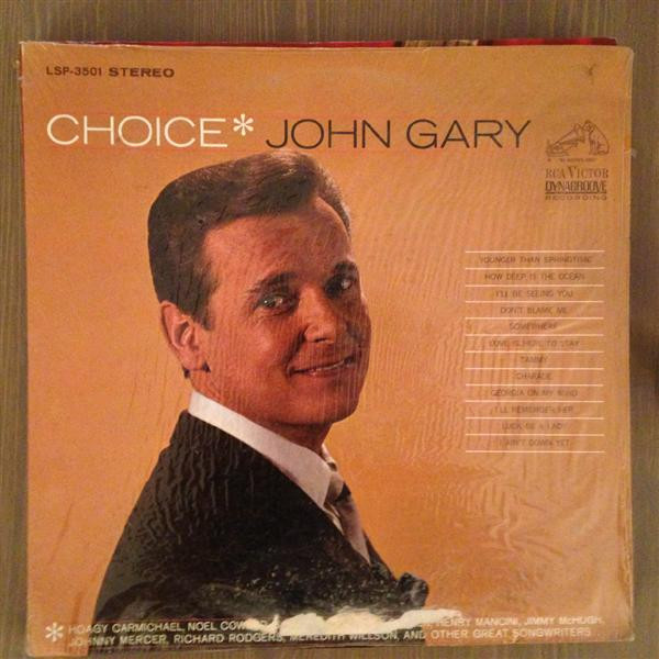 John Gary - Choice - RCA Victor - LSP-3501 - LP, Album 1770245545