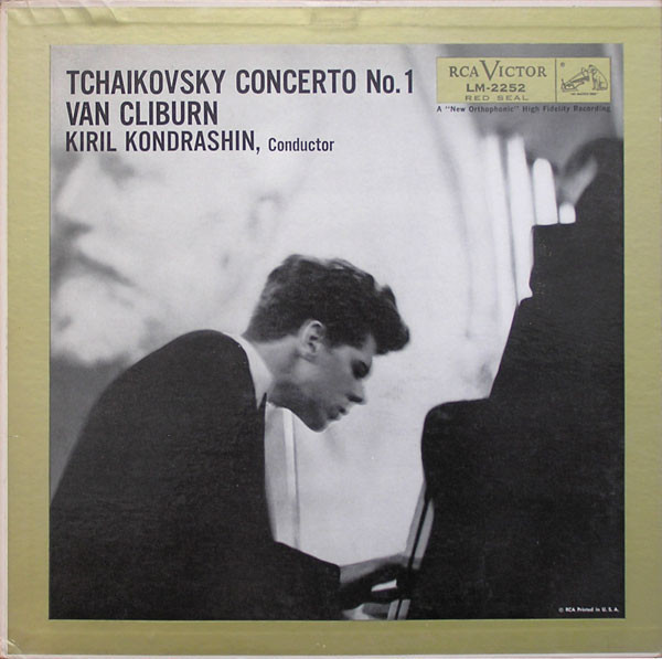 Pyotr Ilyich Tchaikovsky, Van Cliburn, Kiril Kondrashin - Concerto No. 1 - RCA Victor Red Seal, RCA Victor Red Seal - LM-2252, LM 2252 - LP, Album, Mono, RP, Ind 1771335541