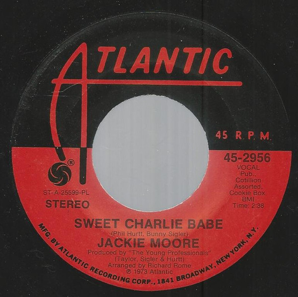 Jackie Moore - Sweet Charlie Babe / If - Atlantic - 45-2956 - 7", Single, PL  1772257405