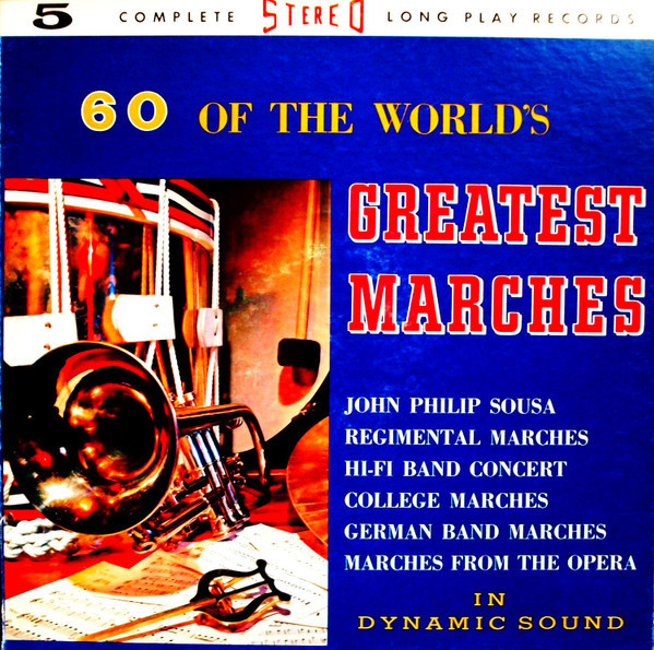 Various - 60 Of The World's Greatest Marches - Somerset, Stereo-Fidelity - M-101, SF-101 - 5xLP + Box 1772393122