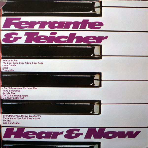 Ferrante & Teicher - Hear And Now - United Artists Records - UA-LA018-F - LP, Album 1772489383