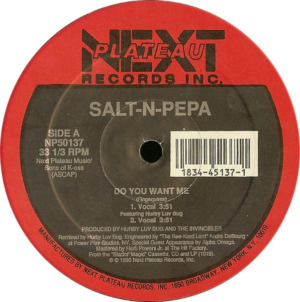 Salt 'N' Pepa - Do You Want Me - Next Plateau Records Inc. - NP50137 - 12" 1773281863