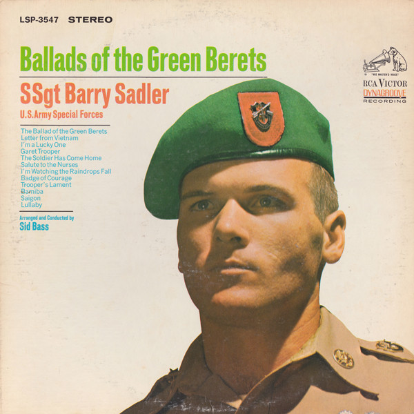 Barry Sadler - Ballads Of The Green Berets - RCA Victor, RCA Victor, RCA Victor - LSP-3547, LSP 3547, LSP-3547RE2 - LP, Album, RE 1777987081