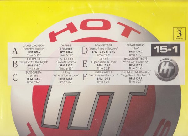 Various - Hot Tracks 15-1 - Hot Tracks - SA-15-1 - 3x12", Comp 1800990313