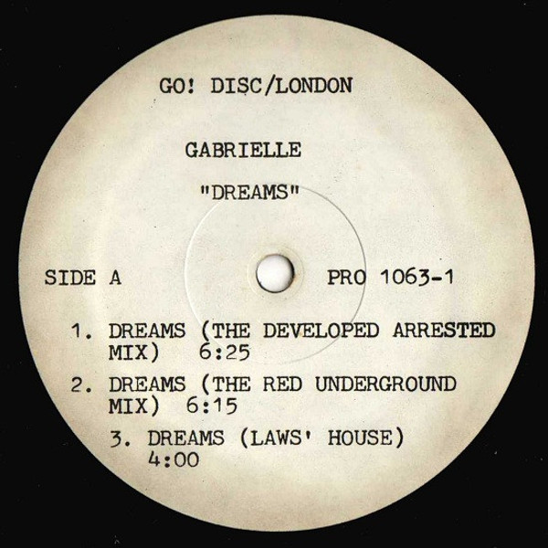 Gabrielle - Dreams (12", Promo)