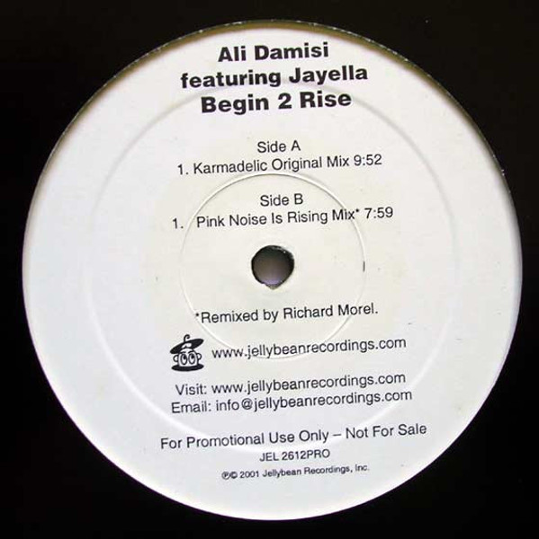 Ali Damisi Featuring Jayella - Begin 2 Rise - Jellybean Recordings - JEL 2612PRO - 2x12", Promo 1795933264