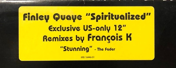 Finley Quaye - Spiritualized - Epic, Epic - EAS 16446, EAS 16446-S1 - 12", Promo 1796114764