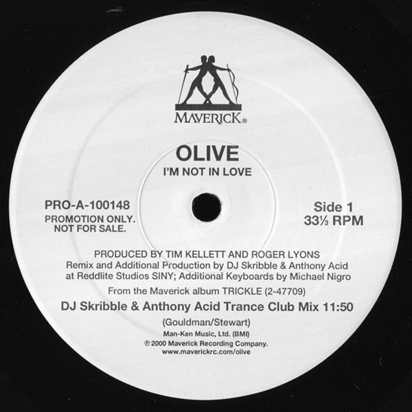 Olive - I'm Not In Love - Maverick - PRO-A-100148 - 12", Promo 1794848755