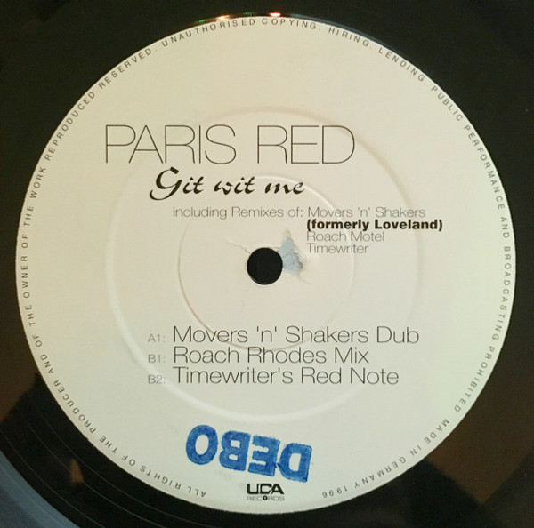 Paris Red - Git Wit Me (12", whi)