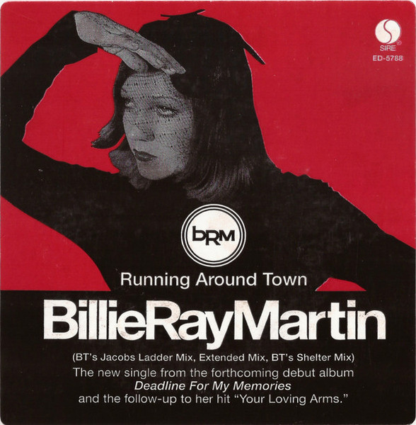 Billie Ray Martin - Running Around Town - Sire - ED-5788 - 12", Promo 1803255943