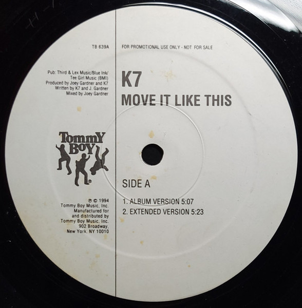 K7 - Move It Like This - Tommy Boy - TB 639 - 12", Promo 1799343142