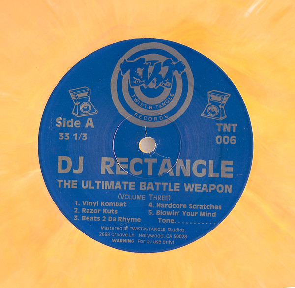 DJ Rectangle - The Ultimate Battle Weapon (Volume Three) (12", Yel + 12", Blu)
