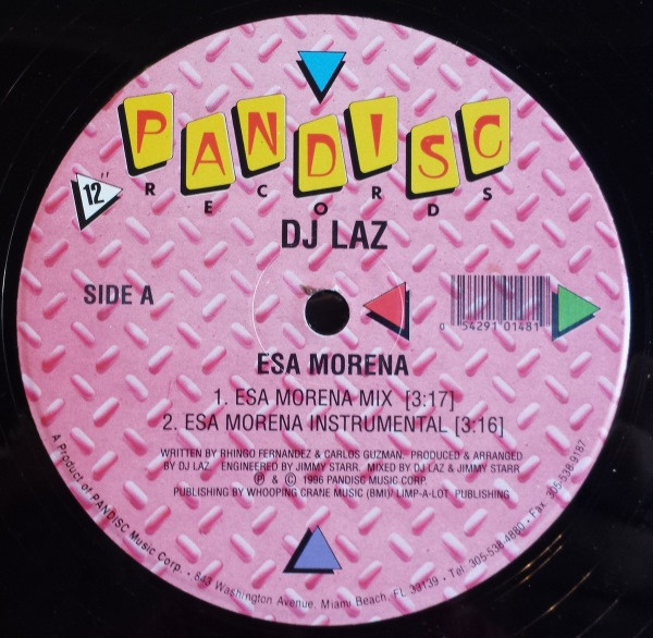 DJ Laz - Esa Morena (12")