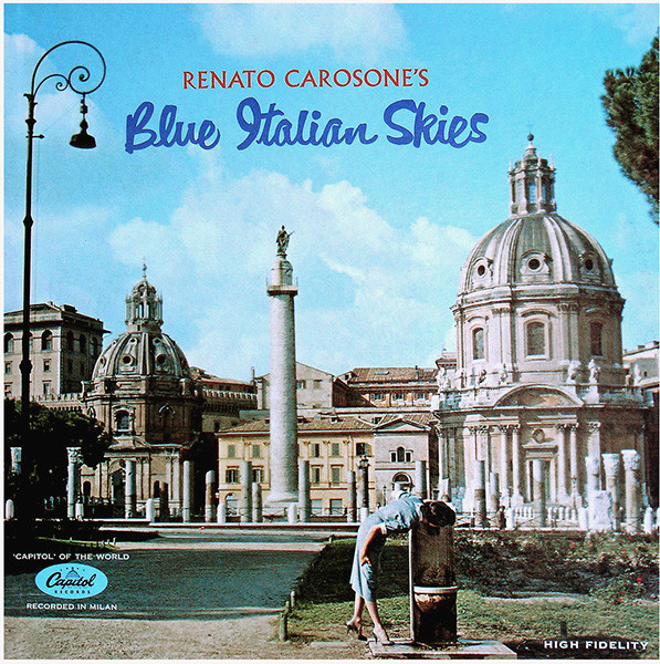 Renato Carosone - Blue Italian Skies - Capitol Records - T10147 - LP, Album, Scr 1784155078