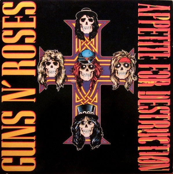 Guns N' Roses - Appetite For Destruction (LP, Album)