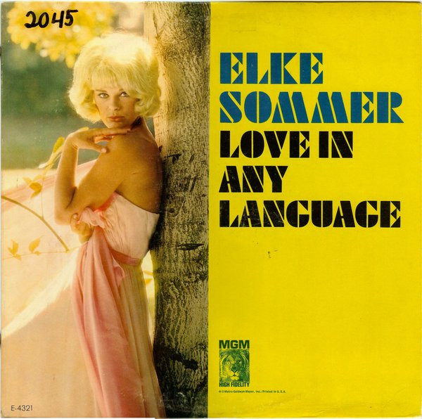 Elke Sommer - Love In Any Language - MGM Records, MGM Records - E-4321, E4321 - LP, Album, Mono, Promo 1819427632