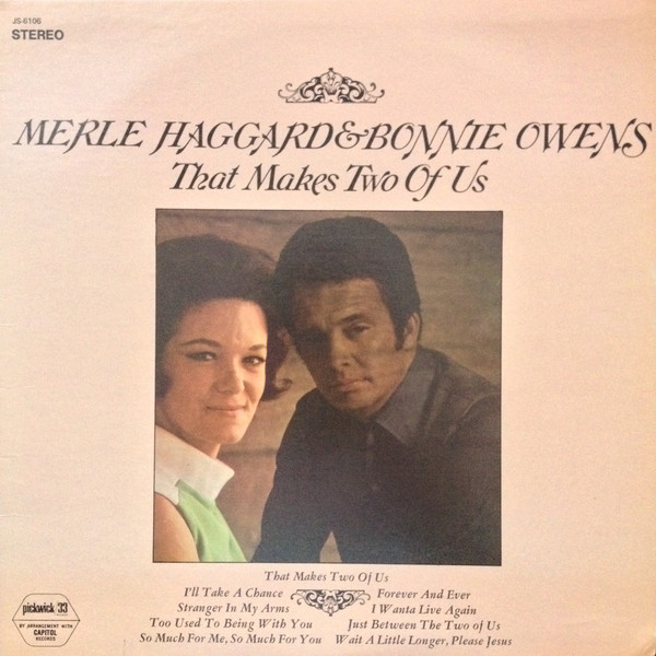 Merle Haggard & Bonnie Owens - That Makes Two Of Us - Hilltop, Pickwick/33 Records - JS-6106, JS 6106 - LP, Album 1819487722