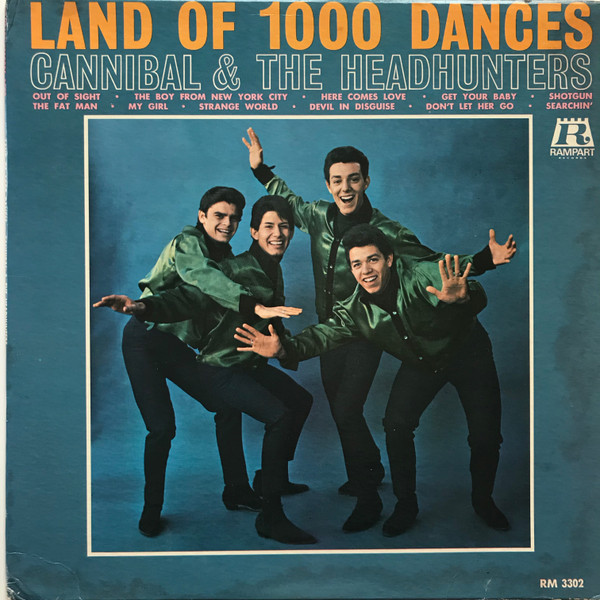 Cannibal & The Headhunters - Land Of 1000 Dances - Rampart Records, Rampart Records - RM 3302, 3302 - LP, Album, Mono 1821854710