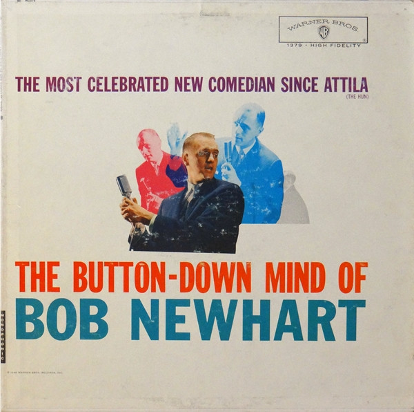 Bob Newhart - The Button-Down Mind Of Bob Newhart (LP, Album, Mono)