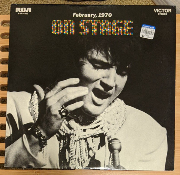 Elvis Presley - On Stage - February, 1970 - RCA Victor - LSP-4362 - LP, Album, Ind 1828938004