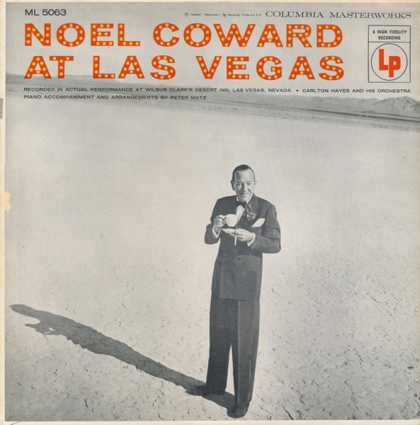 No√´l Coward - Noel Coward At Las Vegas - Columbia Masterworks - ML 5063 - LP, Album 1836873082