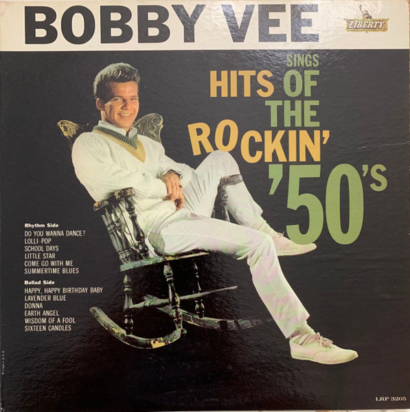 Bobby Vee - Hits Of The Rockin' Fifties - Liberty - LRP 3205 - LP, Album, Mono 1836874108