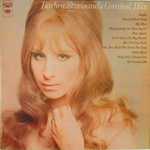 Barbra Streisand - Barbra Streisand's Greatest Hits - Columbia - JC 9968 - LP, Comp, RE 1859225923