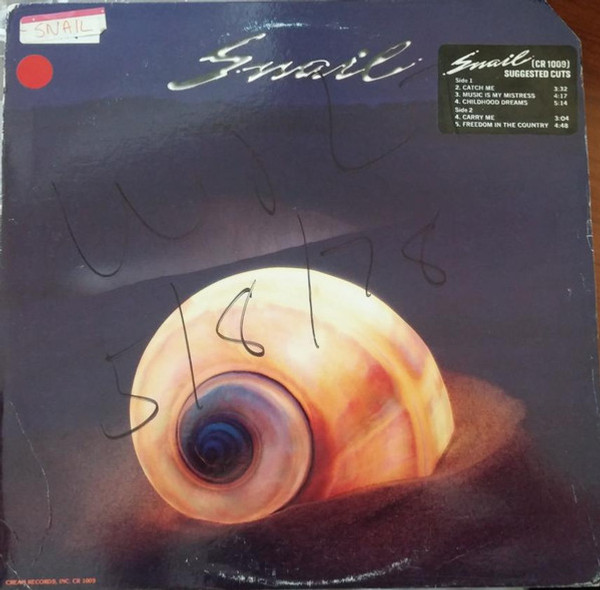 Snail (4) - Snail - Cream (6) - CR 1009 - LP, Album, Promo 1895787317