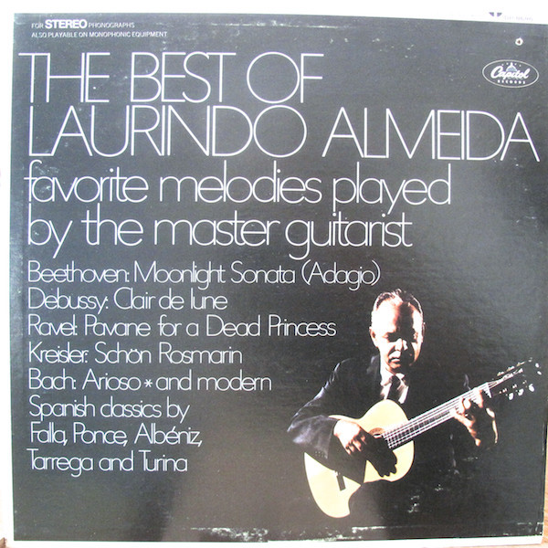 Laurindo Almeida - The Best Of Laurindo Almeida  - Capitol Records - DP 8686 - LP, Comp 1884666985