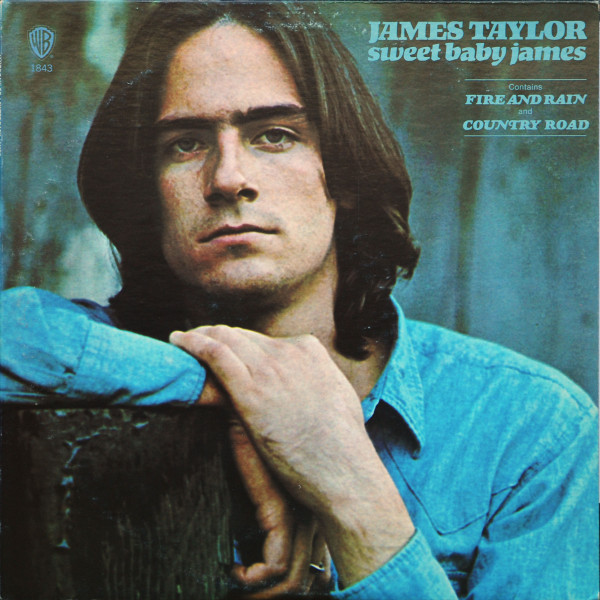 James Taylor (2) - Sweet Baby James  (LP, Album, RP, Pit)
