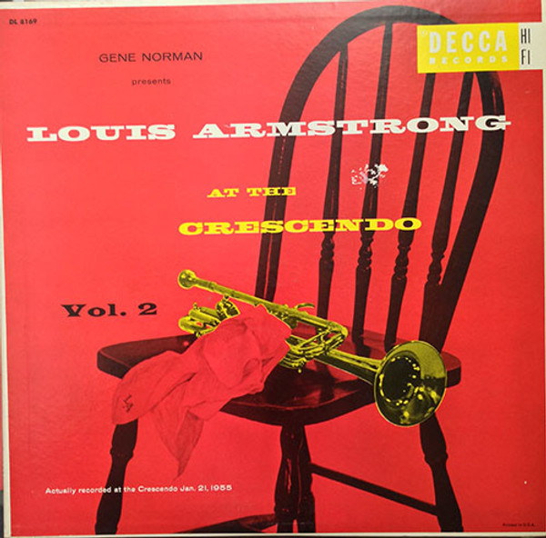 Louis Armstrong - At The Crescendo Vol. 2 (LP, Mono)