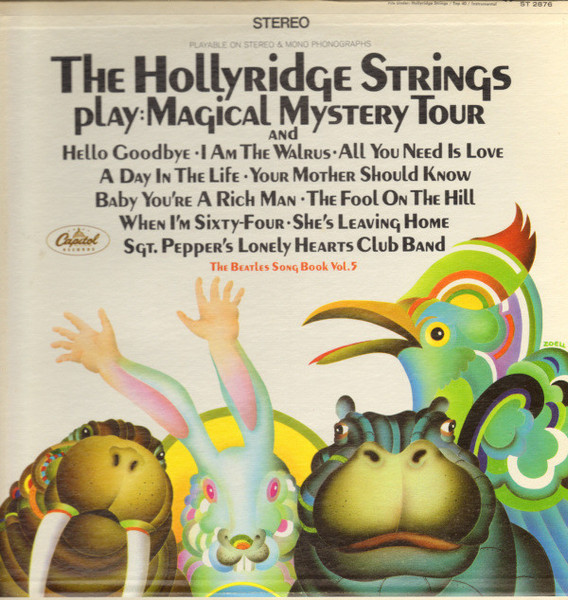 The Hollyridge Strings - The Beatles Song Book Vol. 5 - Capitol Records - ST 2876 - LP, Album 1934143796