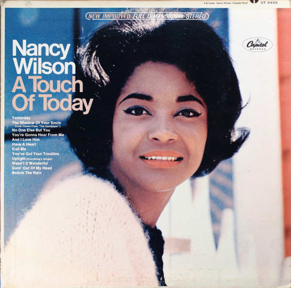 Nancy Wilson - A Touch Of Today - Capitol Records, Capitol Records - ST 2495, ST-2495 - LP, Album 1882536304