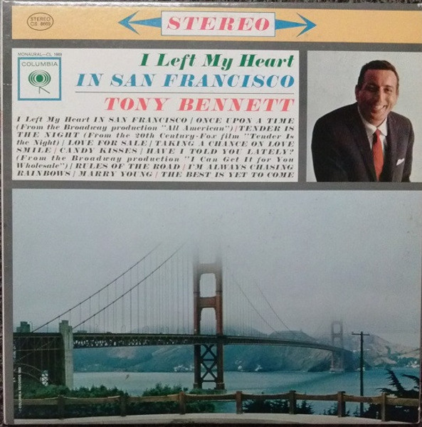 Tony Bennett - I Left My Heart In San Francisco (LP, Album, RP, 360)