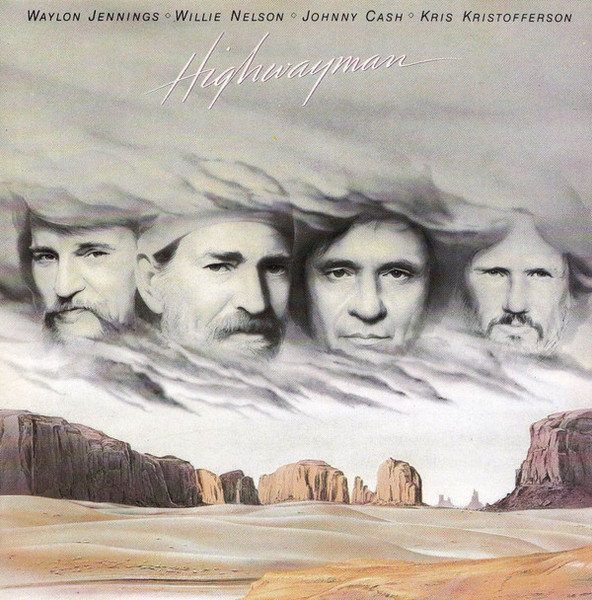 Waylon Jennings • Willie Nelson • Johnny Cash • Kris Kristofferson - Highwayman (LP, Album, Car)