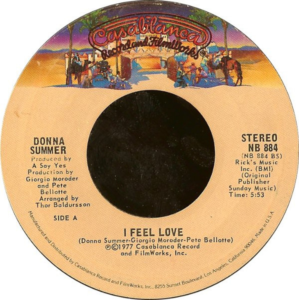 Donna Summer - I Feel Love (7", Single, Styrene, Pit)