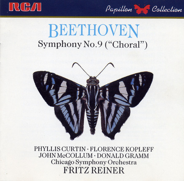 Ludwig van Beethoven - Phyllis Curtin, Florence Kopleff, John McCollum, Donald Gramm, The Chicago Symphony Orchestra, Fritz Reiner - Symphony No.9 ("Choral") - RCA - 6532-2-RG - CD, Album, RE, RM 1971829526