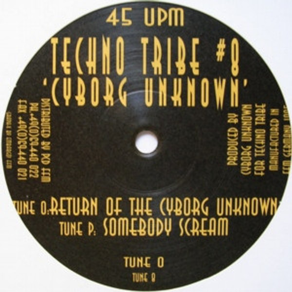 Cyborg Unknown - Return Of The Cyborg Unknown (12")