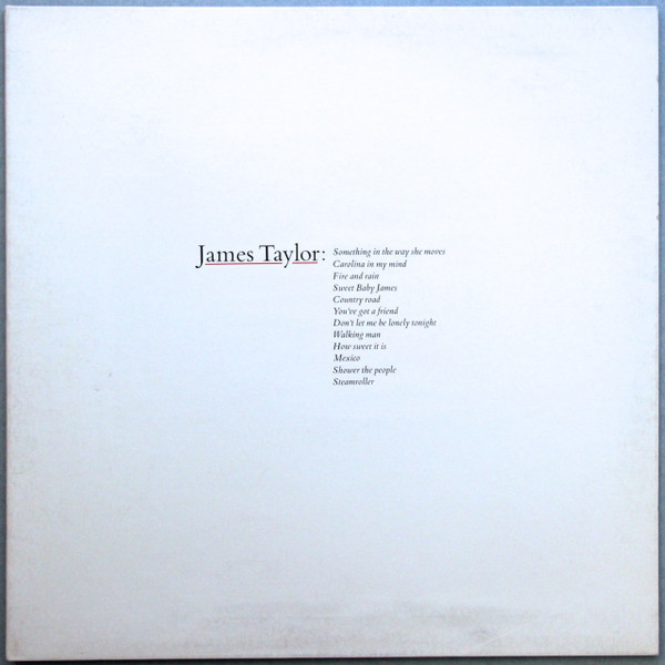 James Taylor (2) - Greatest Hits (LP, Comp, Club, RE, Col)